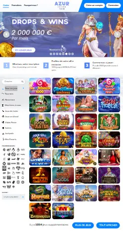 l'application et interface DONBET CASINO