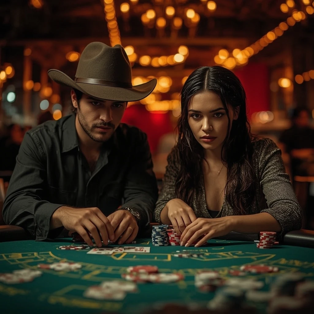 photo de deux joueurs de poker DONBET CASINO