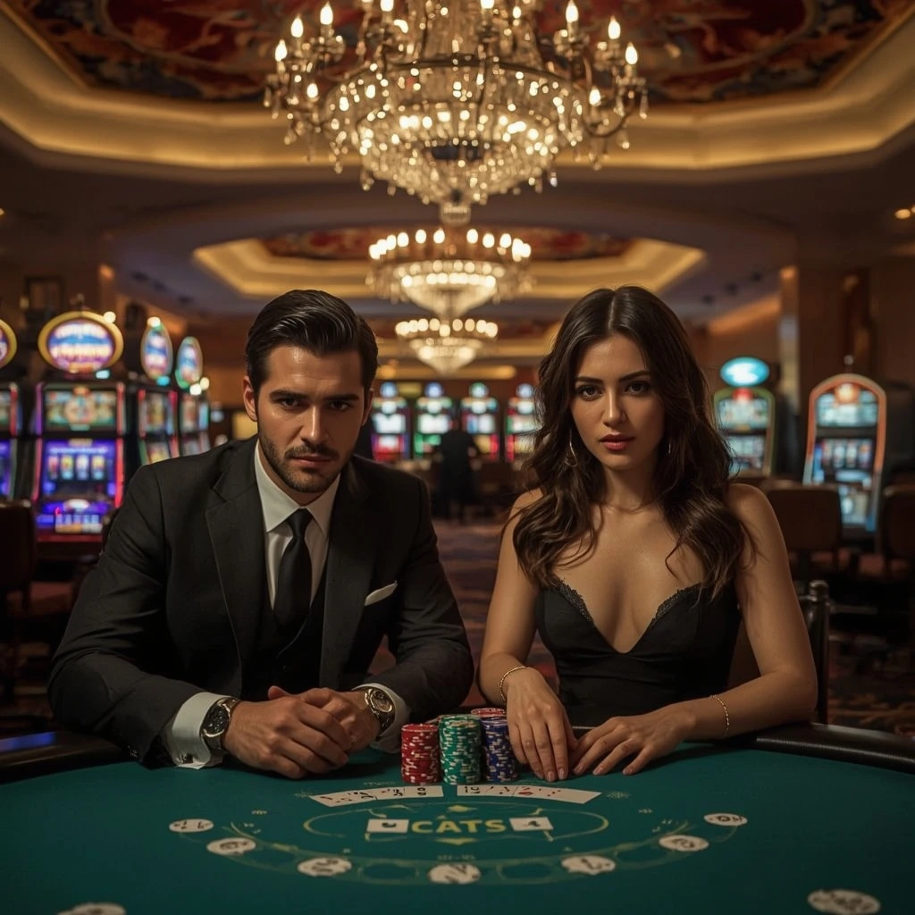 Deux joueurs de poker dans un DonBet Casino